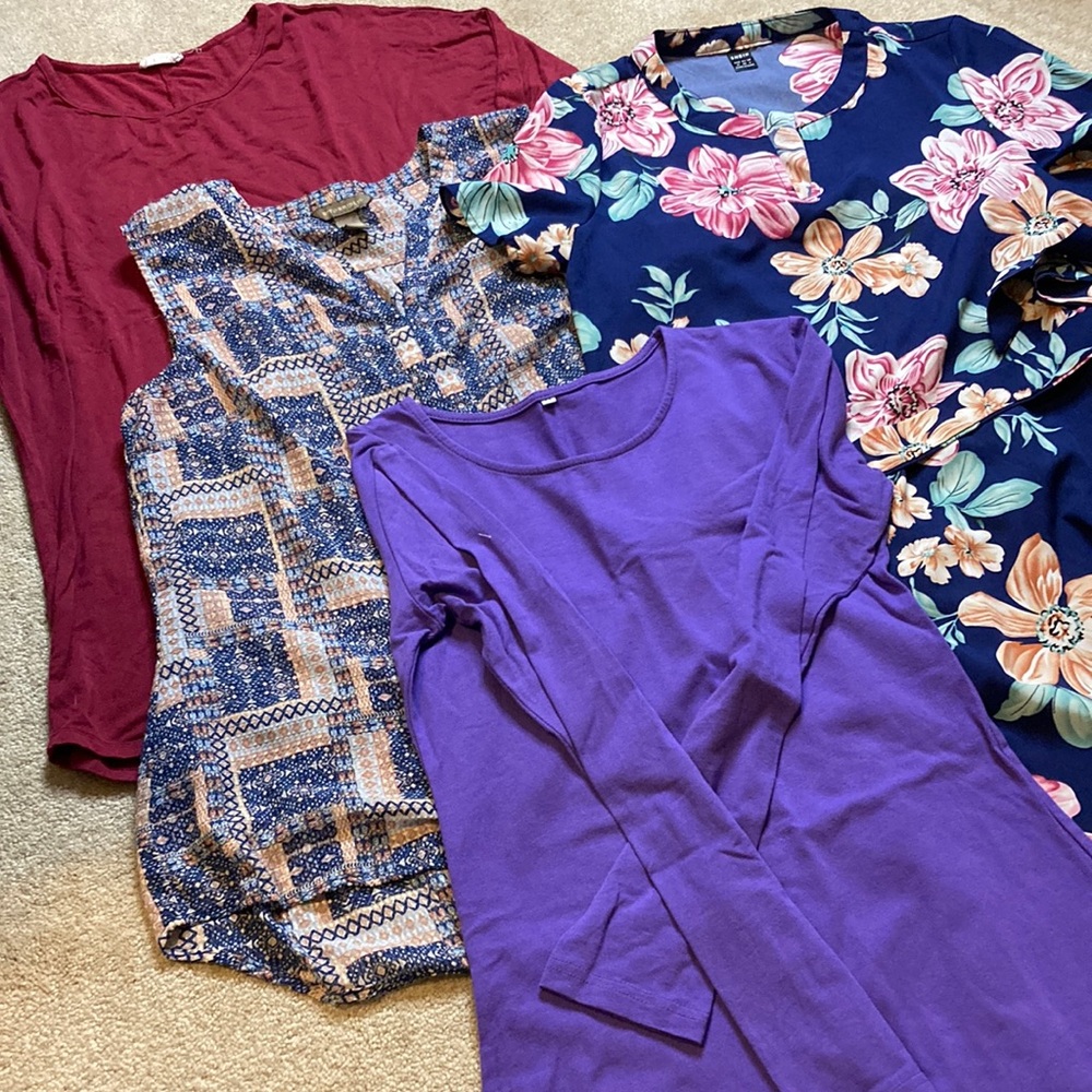 4-piece Shirt & Dress Bundle